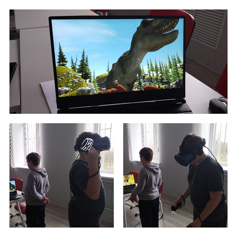 Виртуальное путешествие к динозаврам на кружке «VR-студия»
